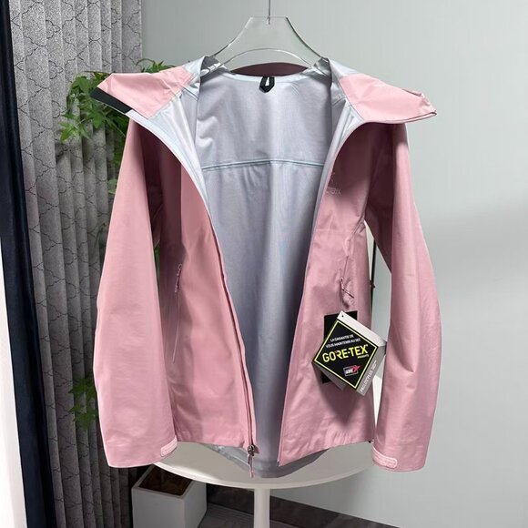 Pink Arcteryx Beta Series Beta LT JacketHooded Hardshell Jacket Size L - Picture 2 of 6